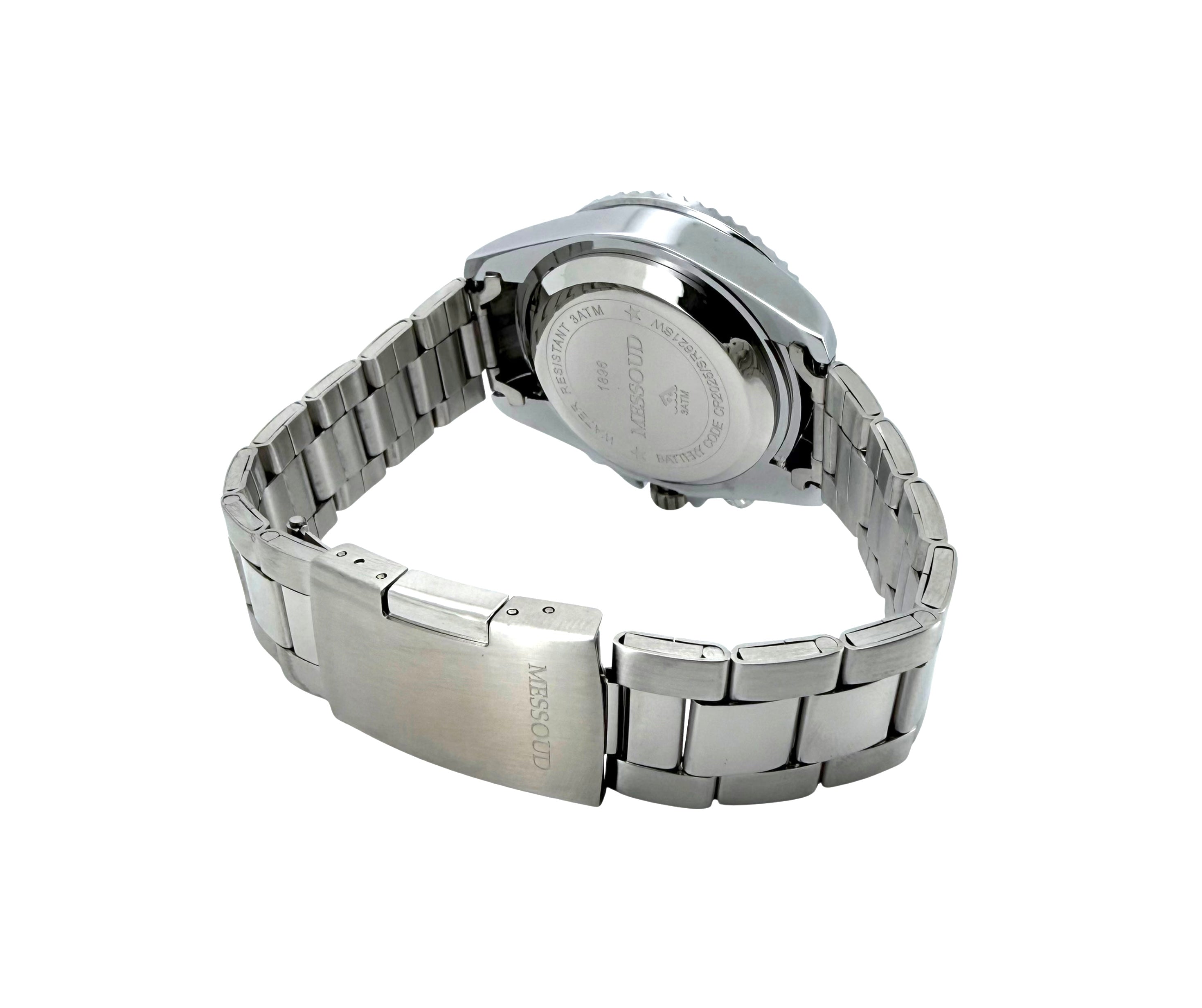 Azan klocka - Obsidian Steel