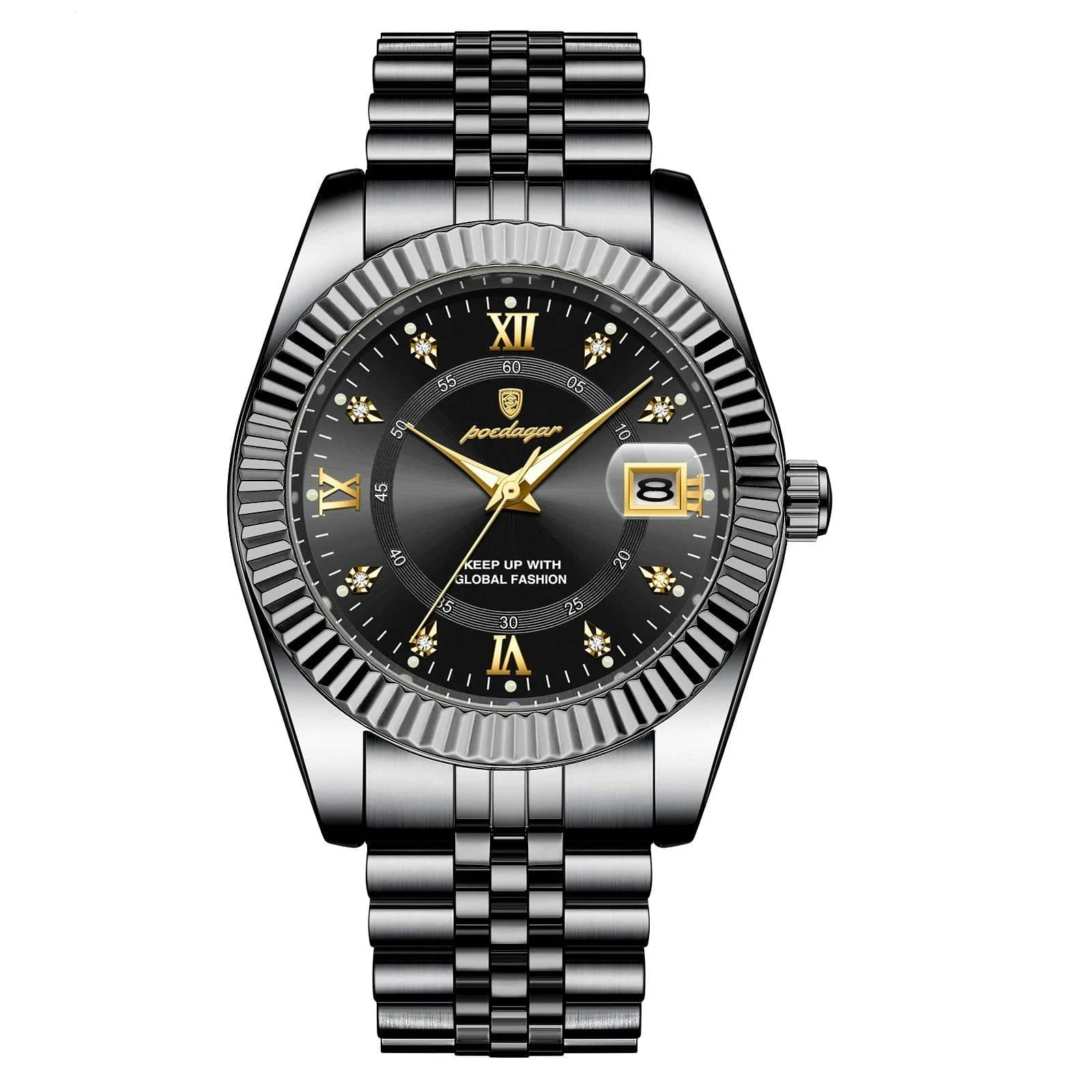 Poedagar Luxury Waterproof Herrklocka