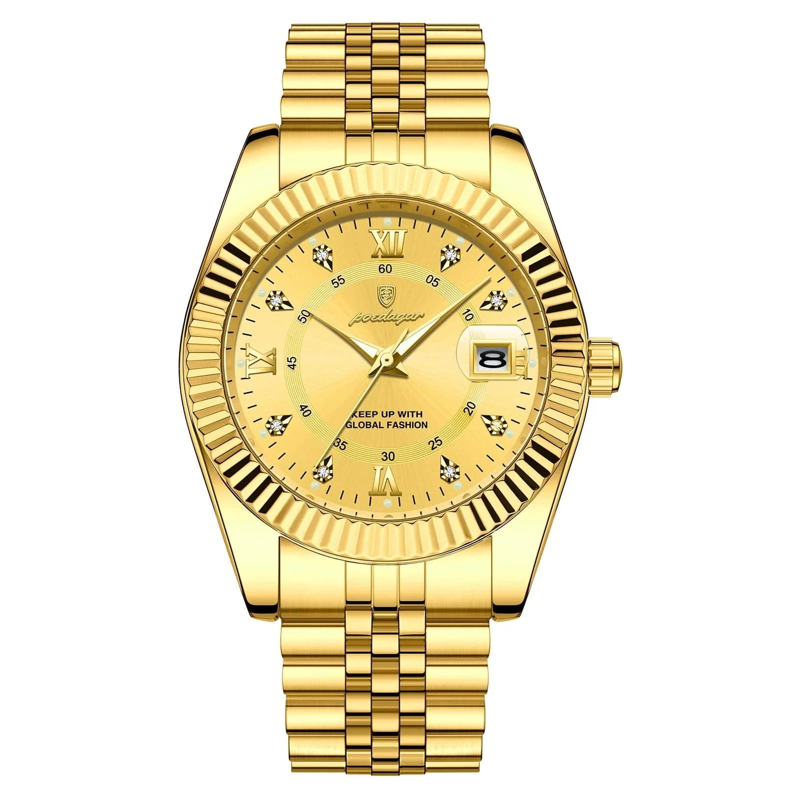 Poedagar Luxury Waterproof Herrklocka