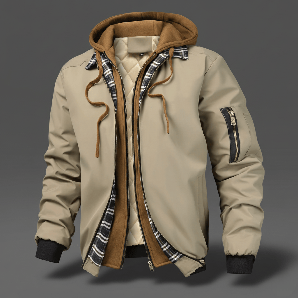 Doppio strato: giacca bomber