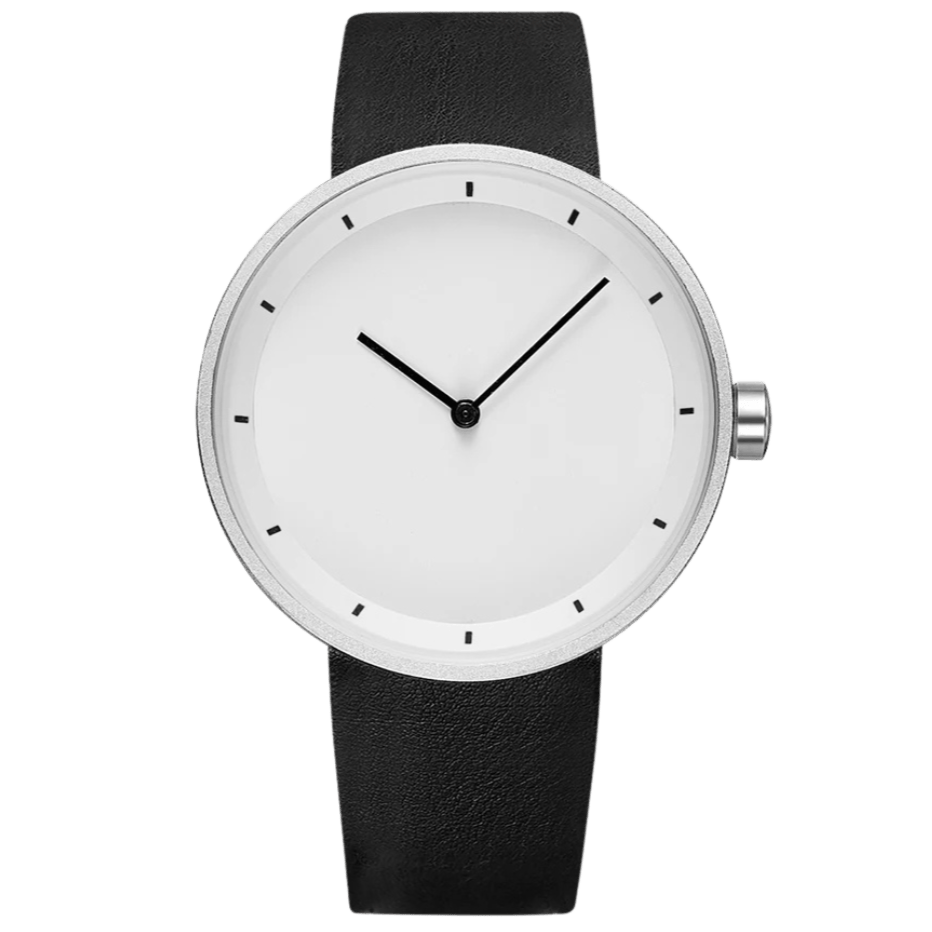 Orologio classico minimalista da uomo con cinturino in pelle