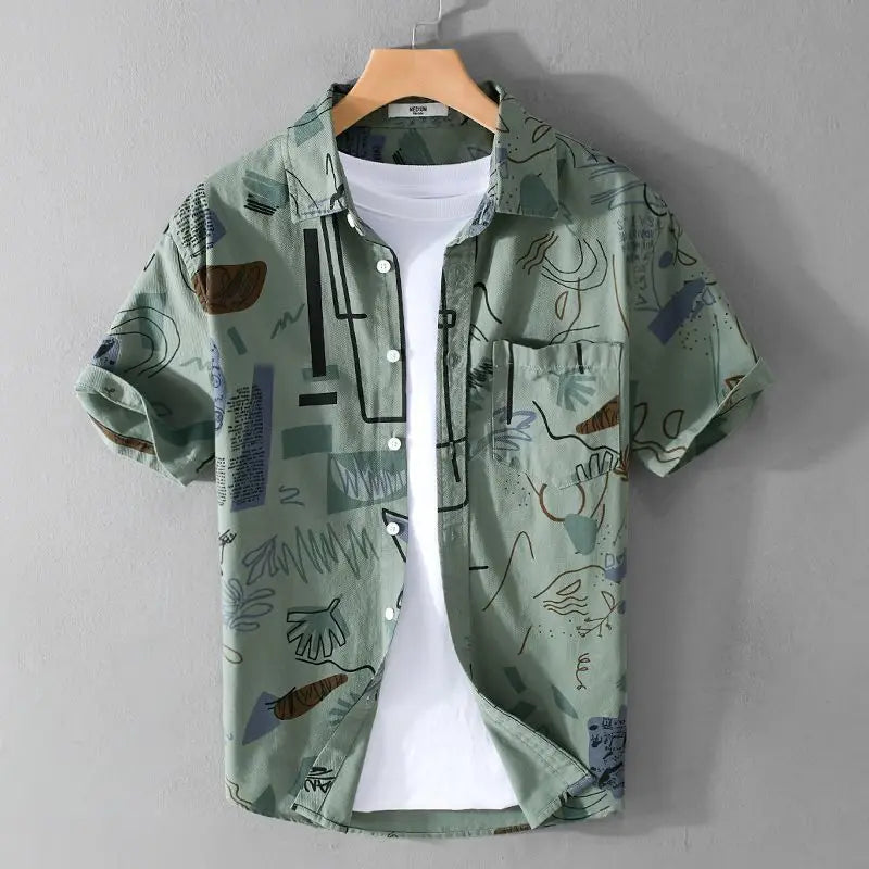 Vinito abstrakt skjorte