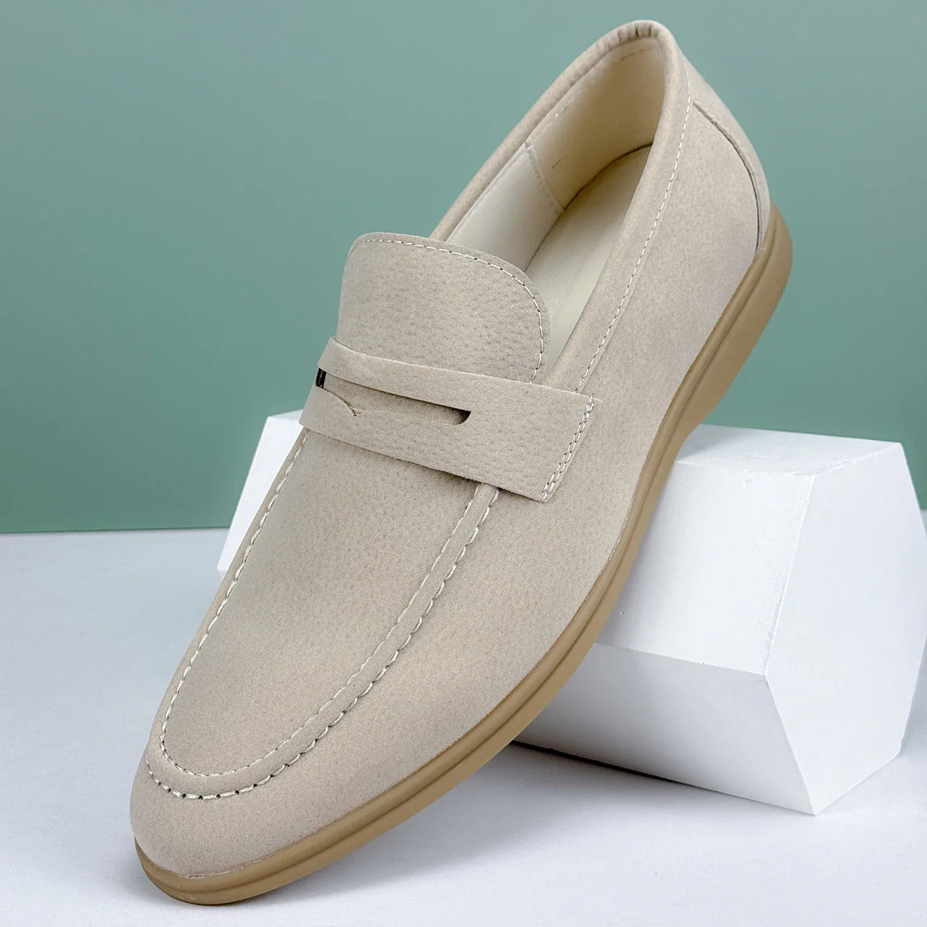 Lucca suede loafers