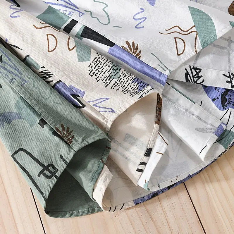 Vinito abstrakt skjorte