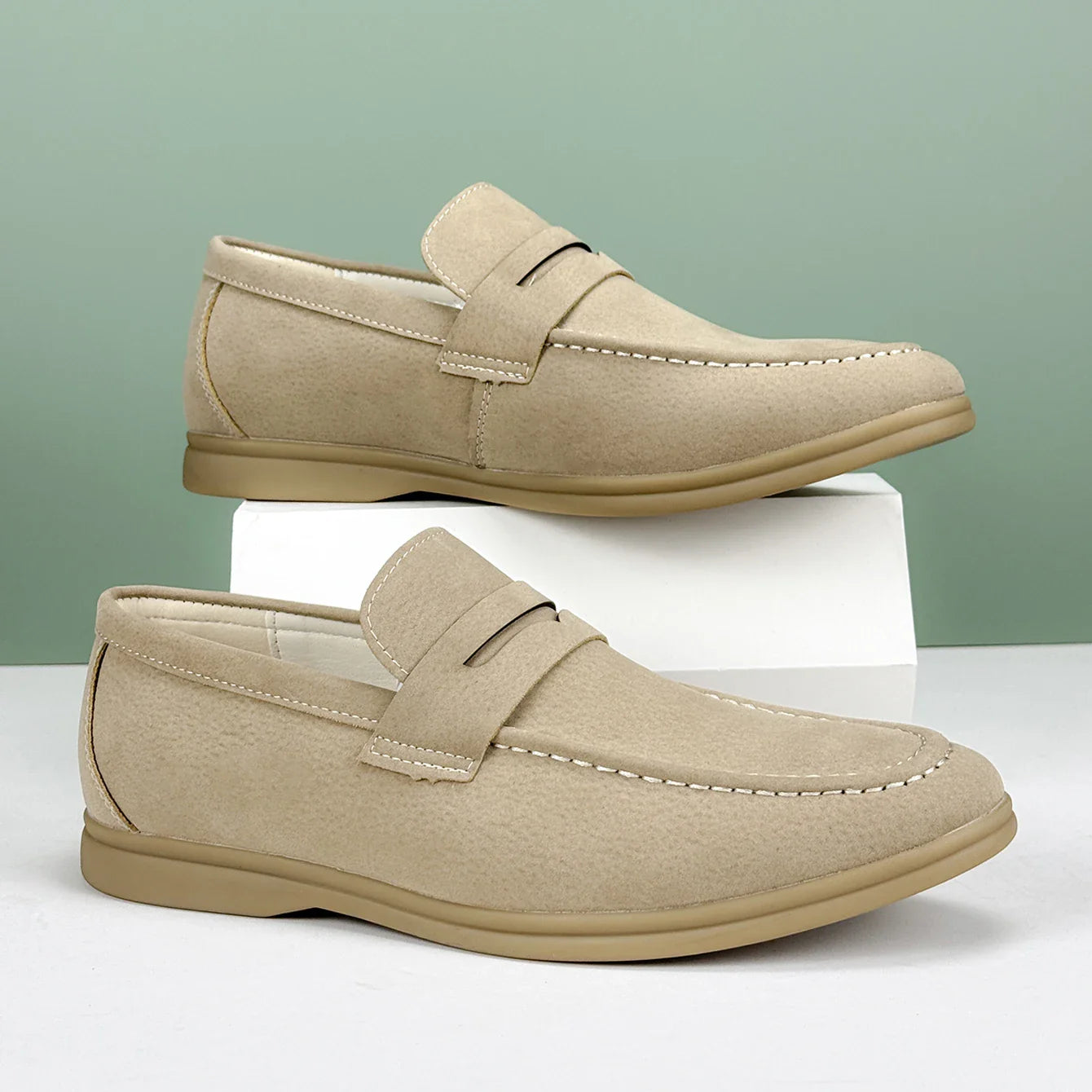 Lucca suede loafers