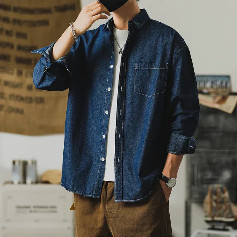 Atlas jeansskjorta