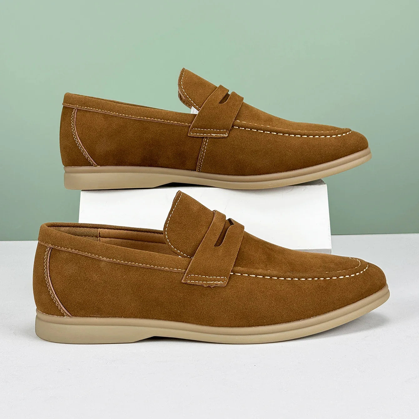 Lucca suede loafers