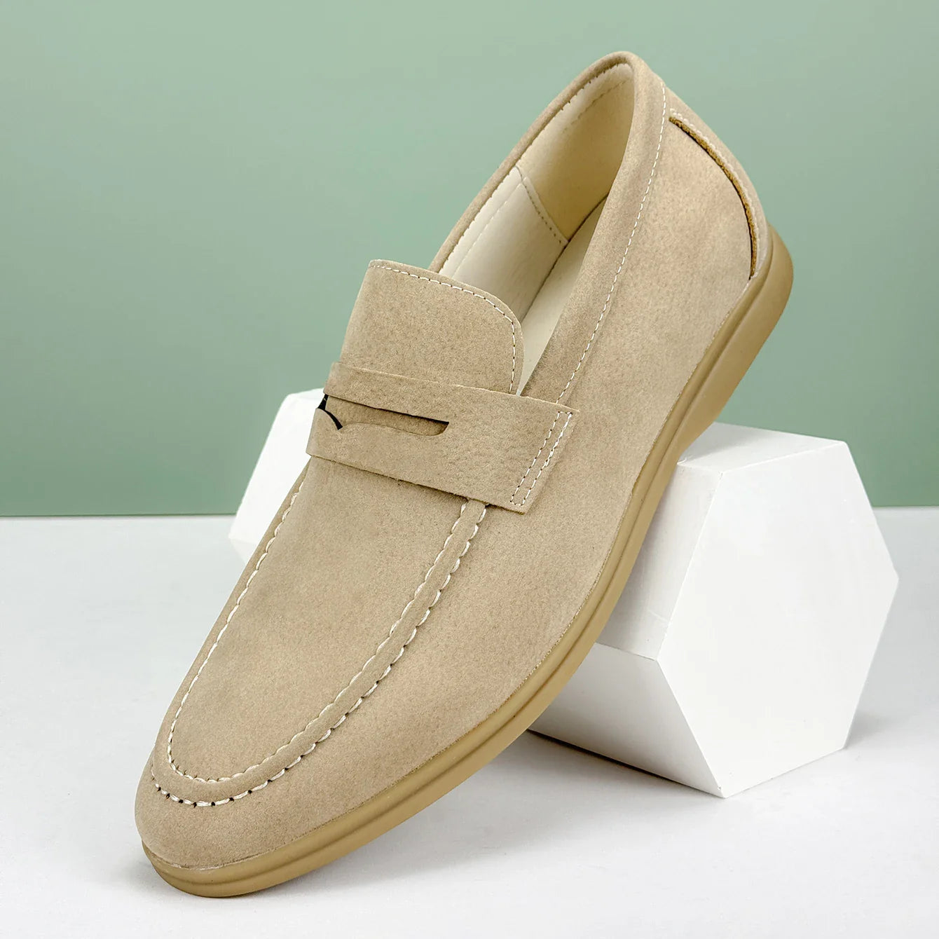 Lucca suede loafers