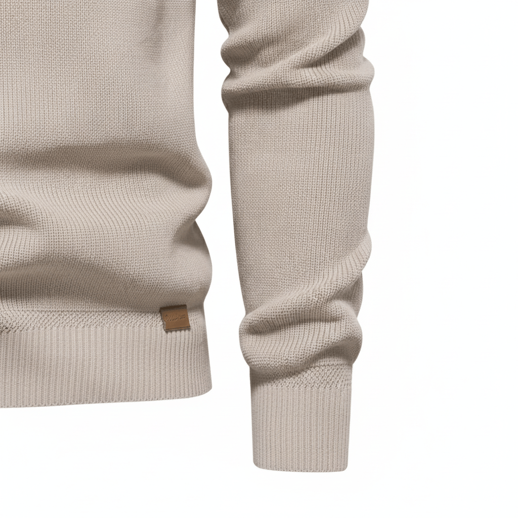 WoolForm™ Yarım Fermuarlı Örgü Kazak