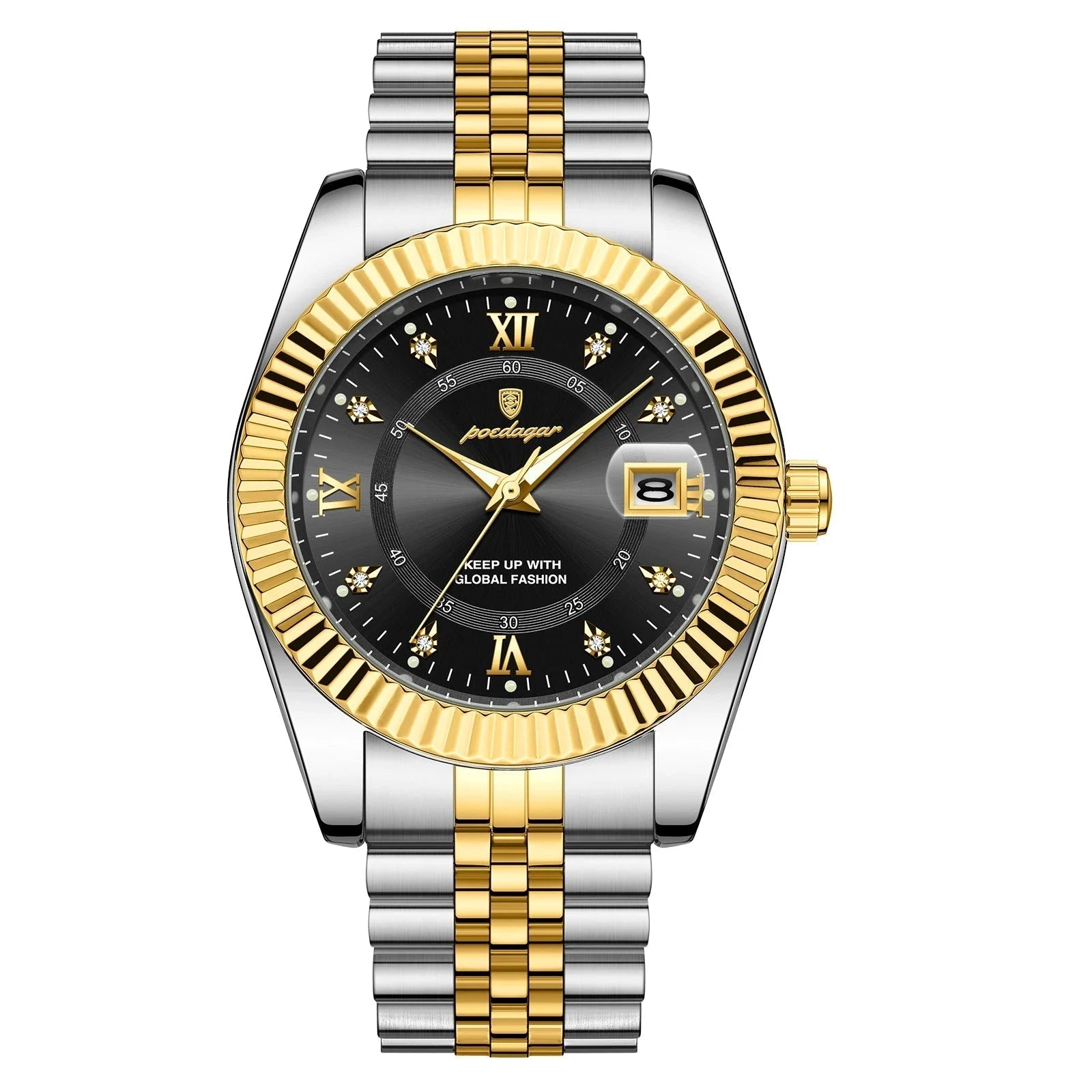 Poedagar Luxus wasserdichte Herrenuhr