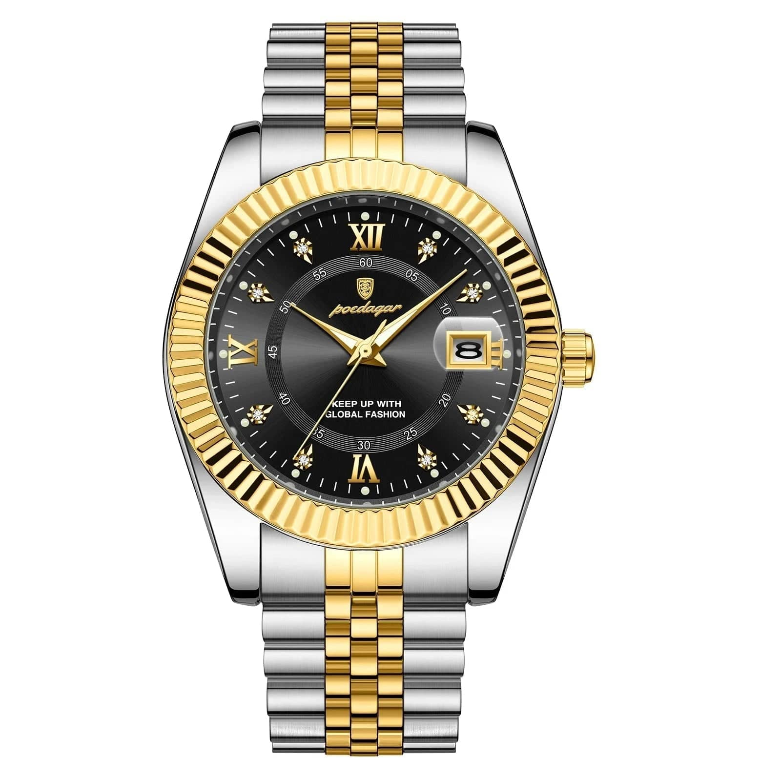 Poedagar Luxury Waterproof Herrklocka