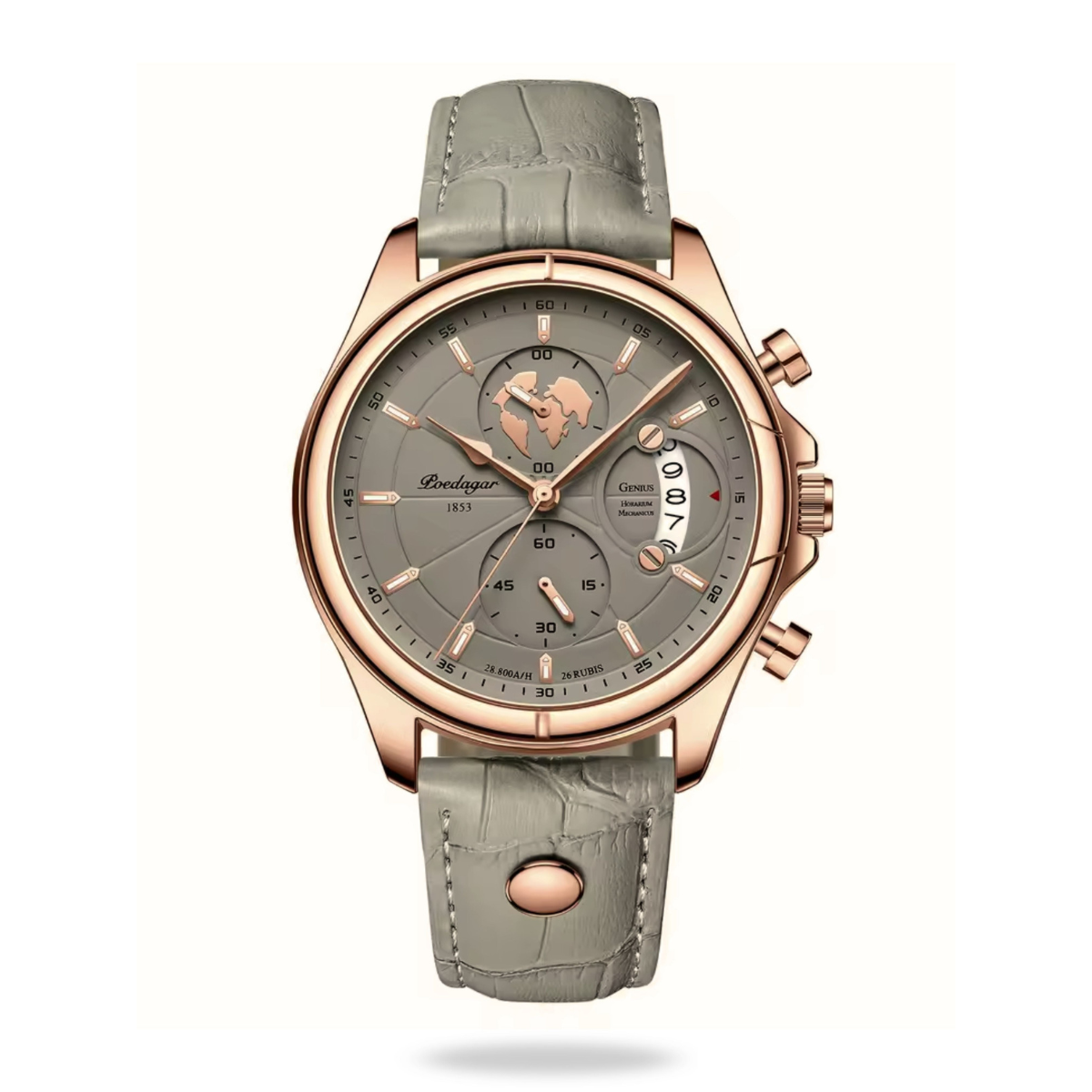 Veldune ChronoMind™ – Orologio al quarzo minimale da 42 mm