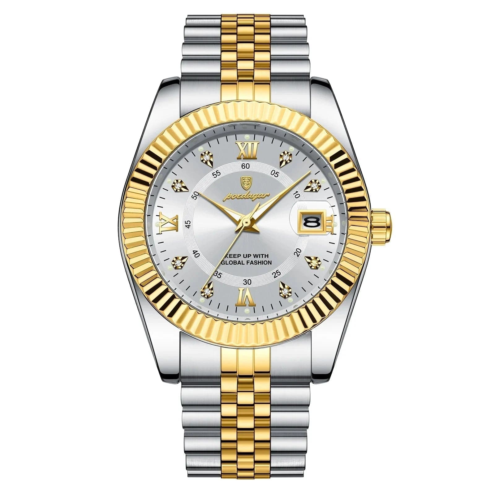 Poedagar Luxury Waterproof Herrklocka