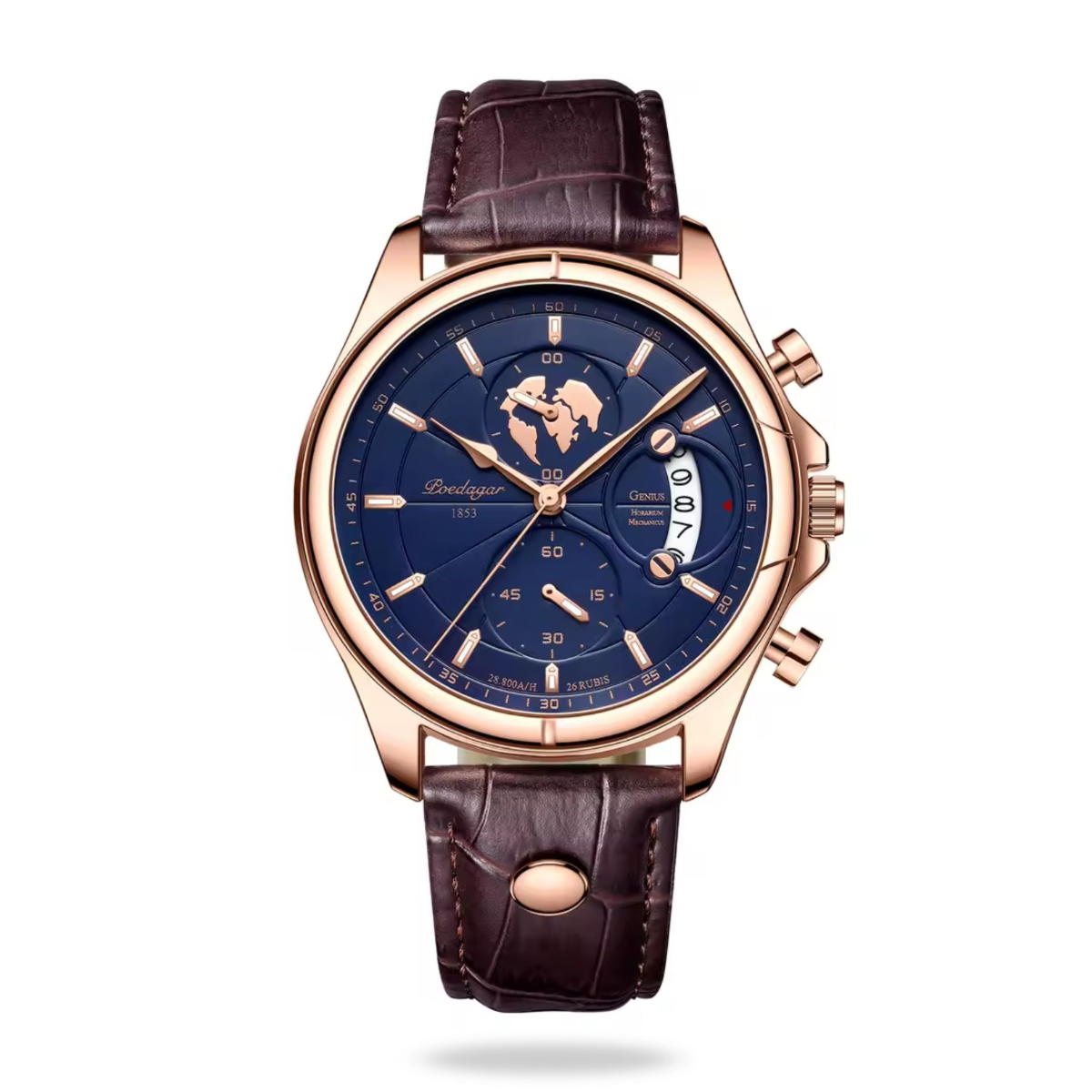 Vald ChronoMind™ – 42 mm Minimal Quartz Watch