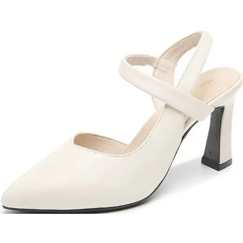 Nobre dames stiletto met blokhak