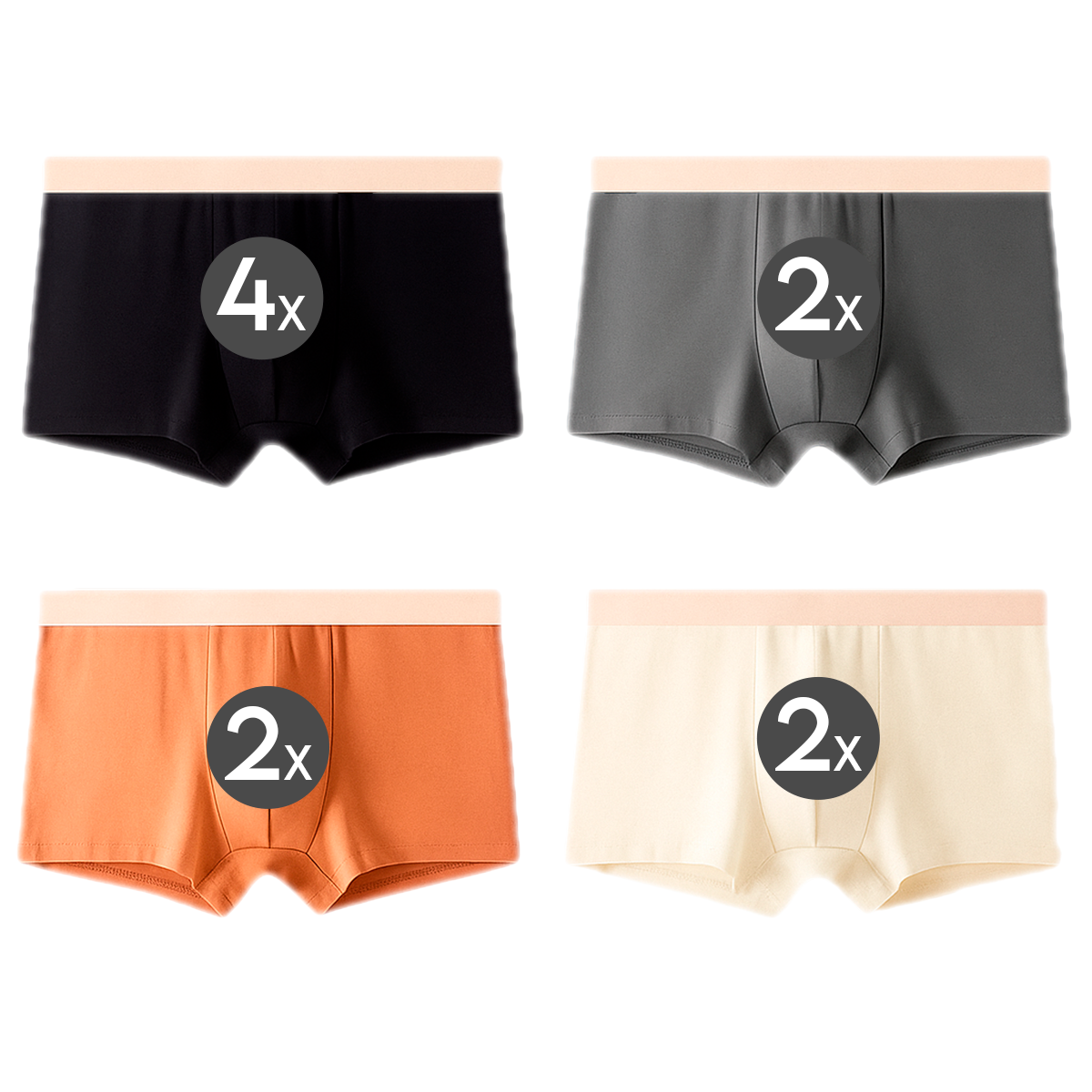[Multi-Packs] PureCotton™ Comfort Boxers + 10 gratis par strumpor ingår