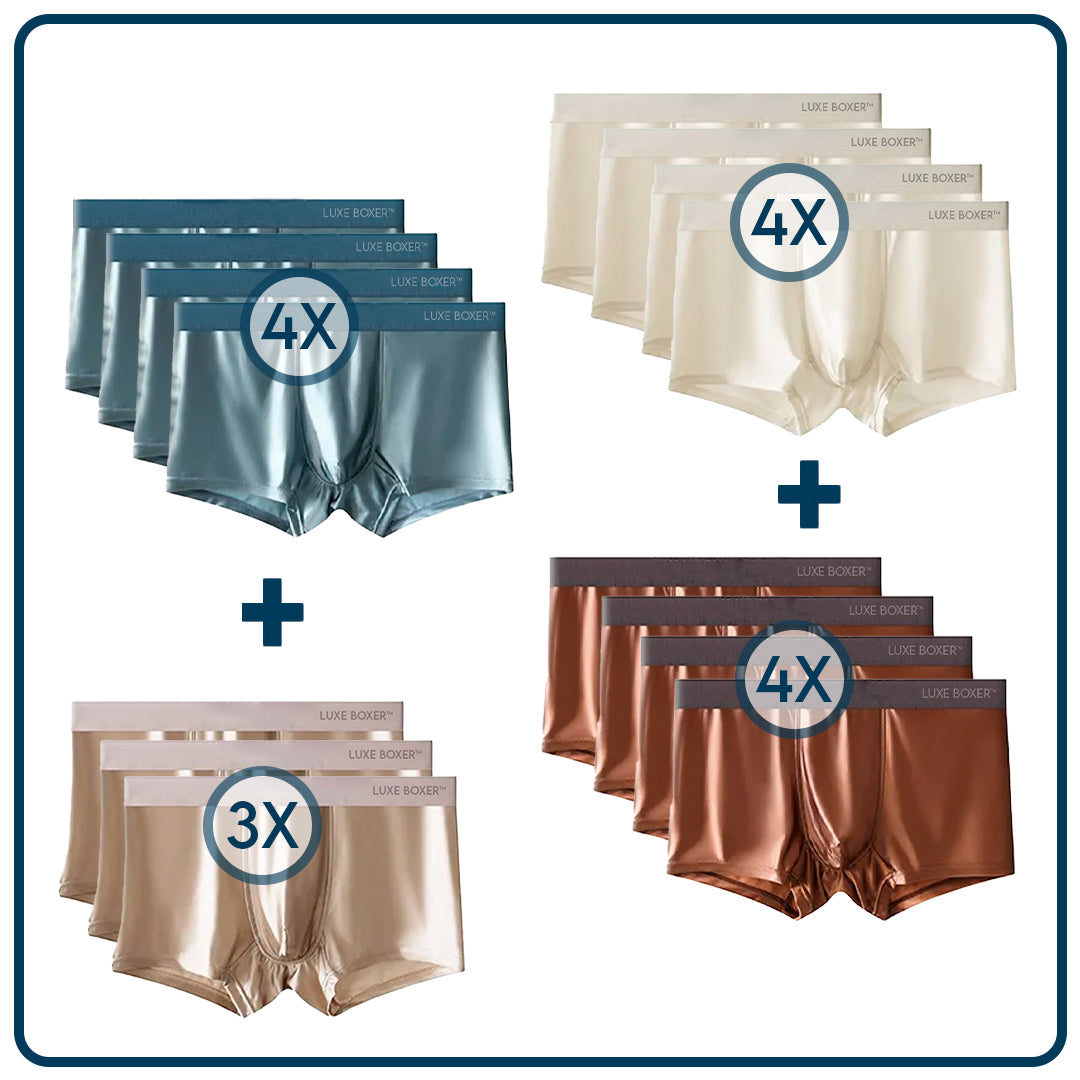 [Multi-pakker] Luxe Boxer™ – Premium silkeundertøy + gratis lommebok inkludert