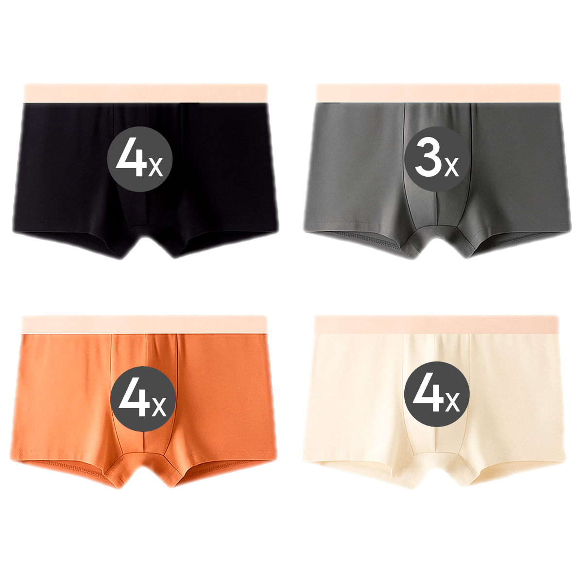 [Multi-Packs] PureCotton™ Comfort Boxers + 10 gratis par strumpor ingår