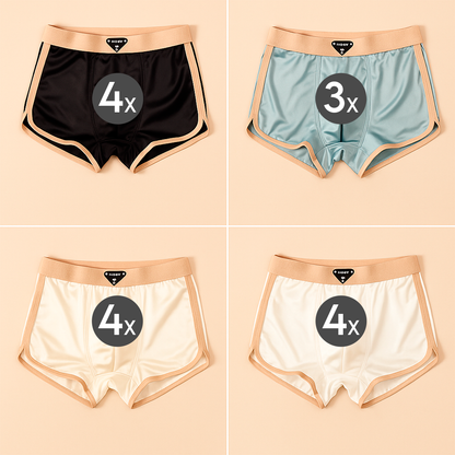 [Multi-Packs] Boxers SatinFlex™ + carteira grátis incluída