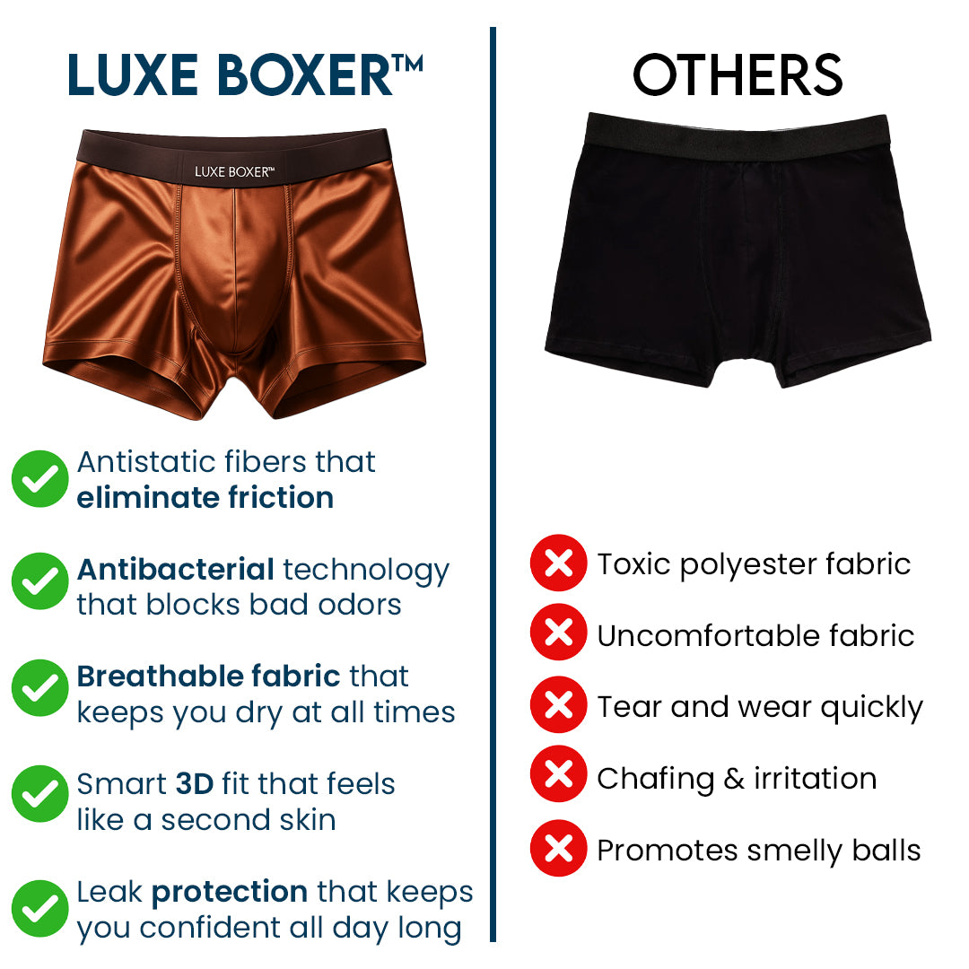 [Multi-pakker] Luxe Boxer™ – Premium silkeundertøy + gratis lommebok inkludert