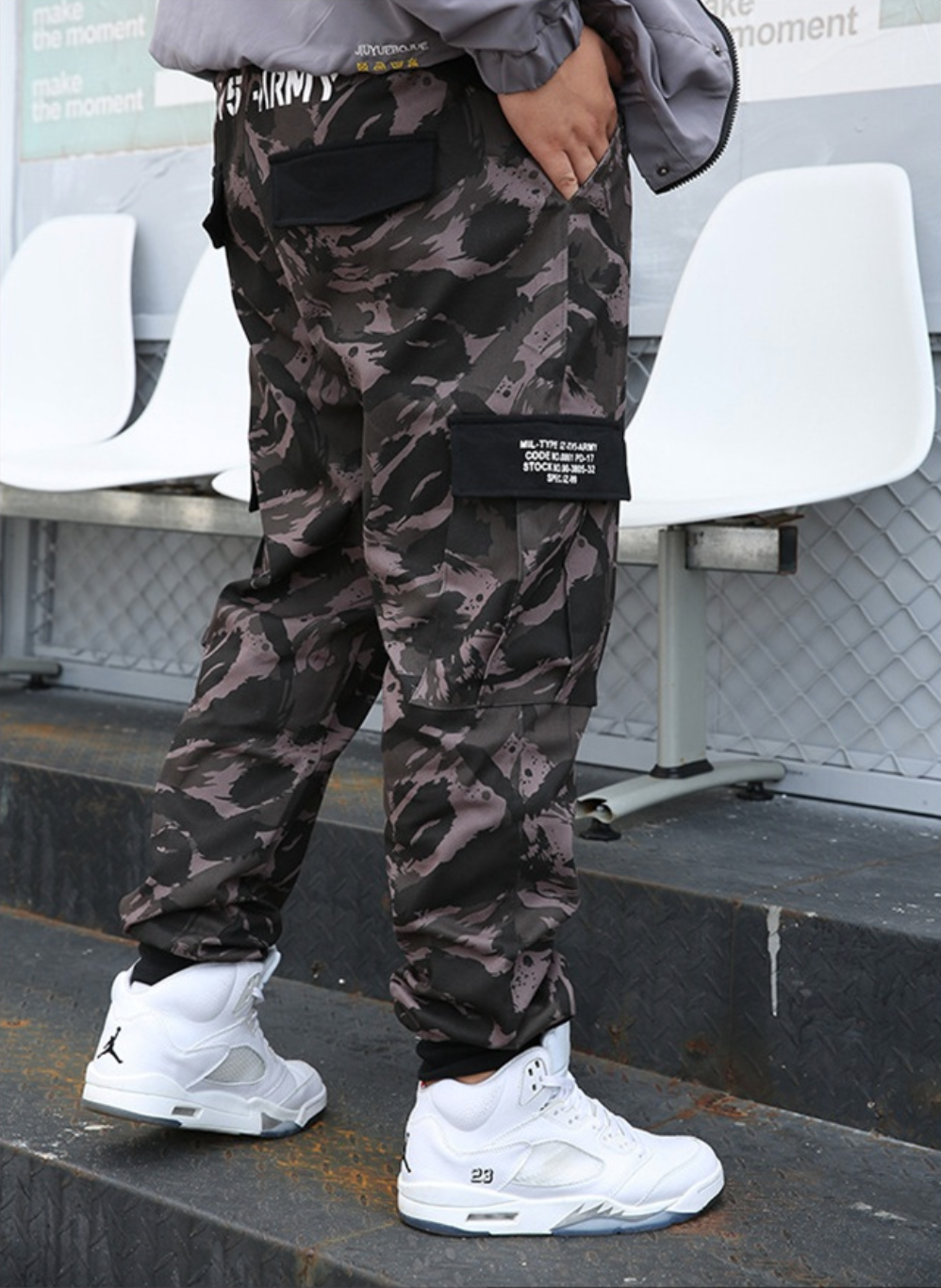 Kamouflagebyxor för män Johny