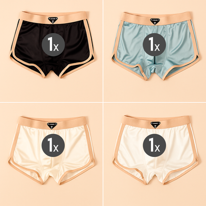 [Multi-Packs] Boxers SatinFlex™ + carteira grátis incluída