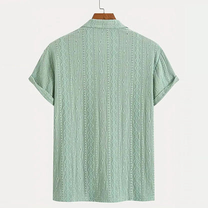 Navo gebreid overhemd