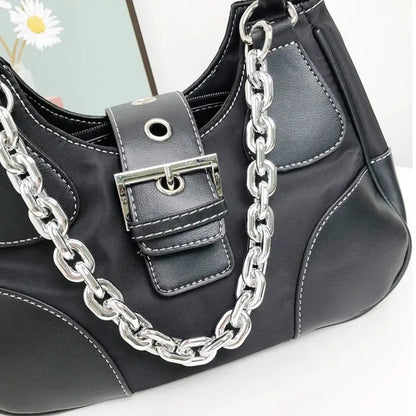 Bolsa baguete de luxo feminina