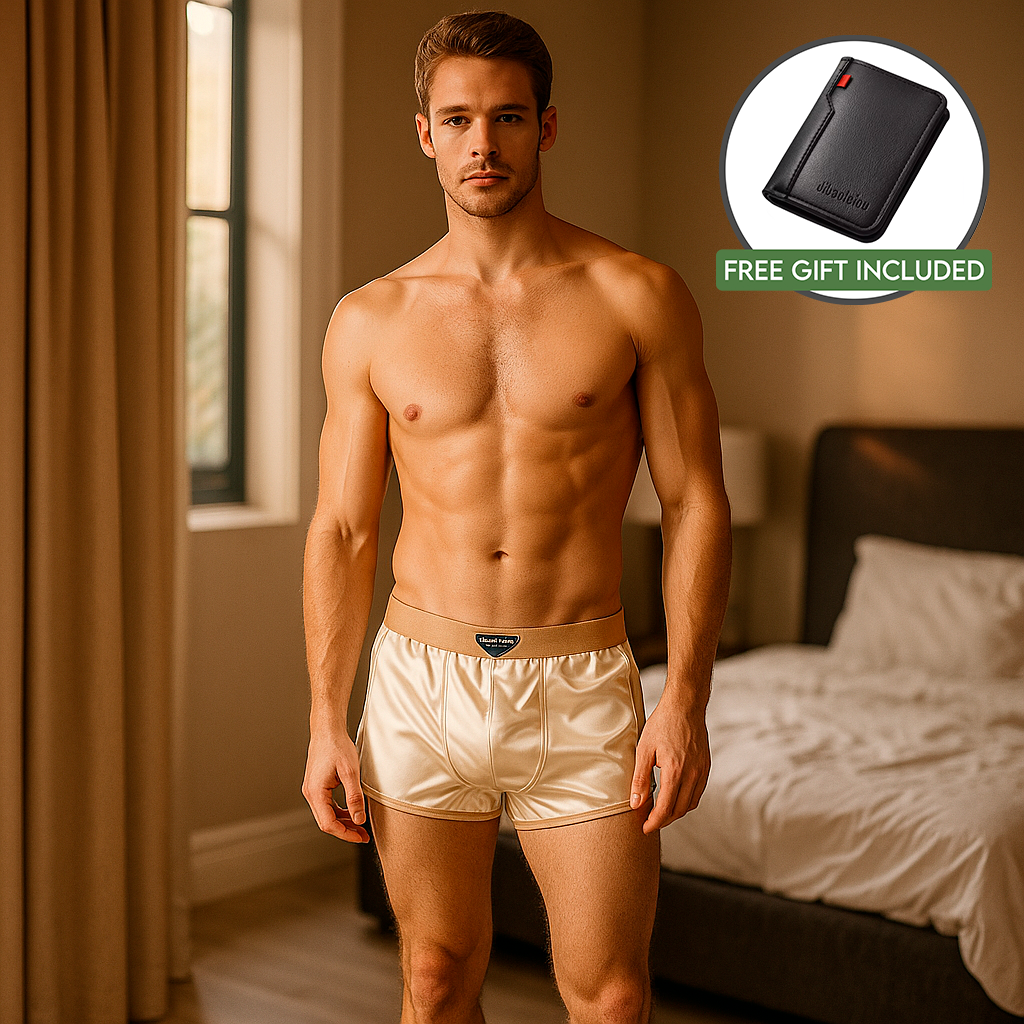 [Multi-Packs] SatinFlex™ Boxers + gratis plånbok ingår