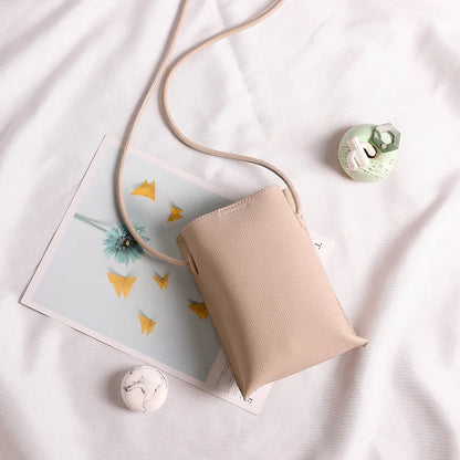 Mini bolsa minimalista feminina
