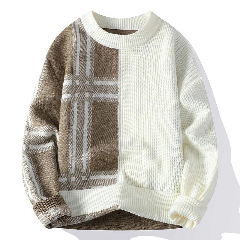 Oliver Geo Block-sweater
