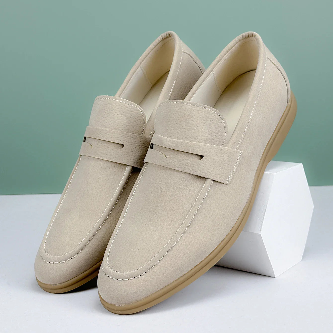 Lucca suede loafers
