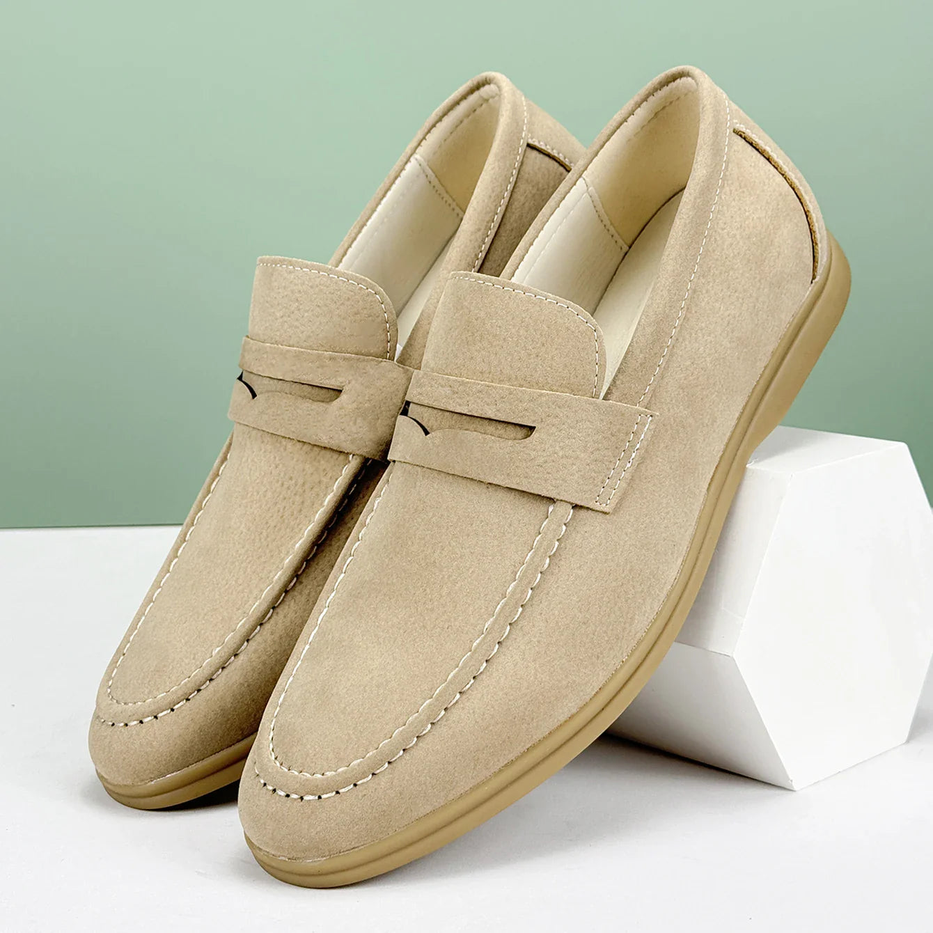 Lucca suede loafers