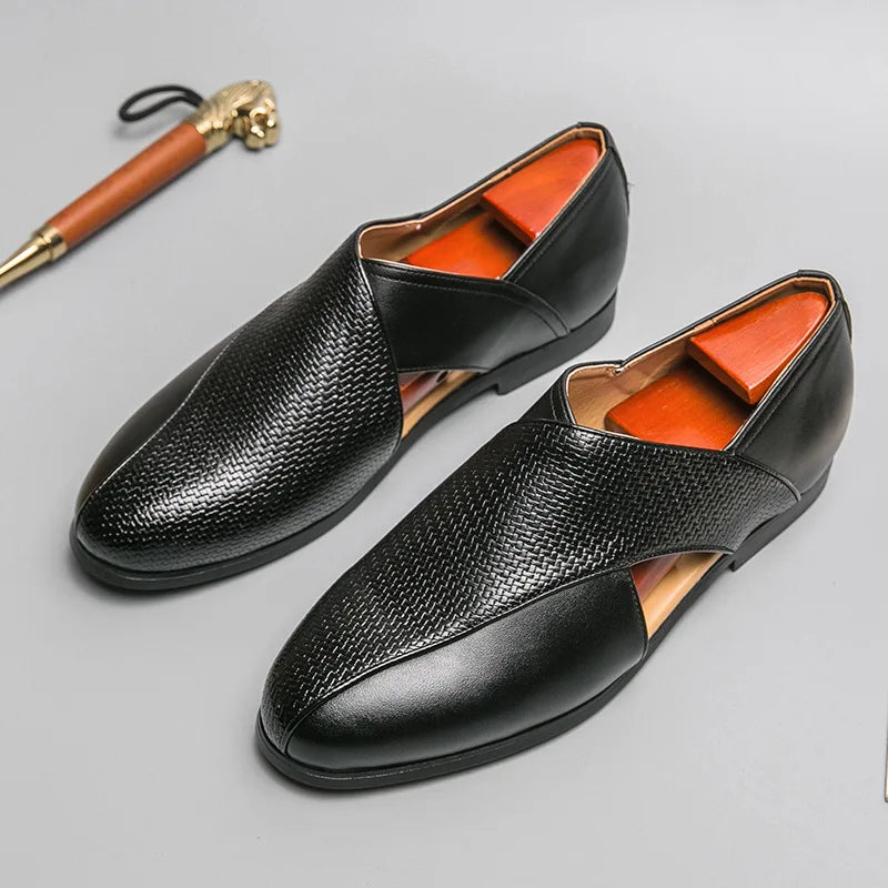 Silvano lederen loafers