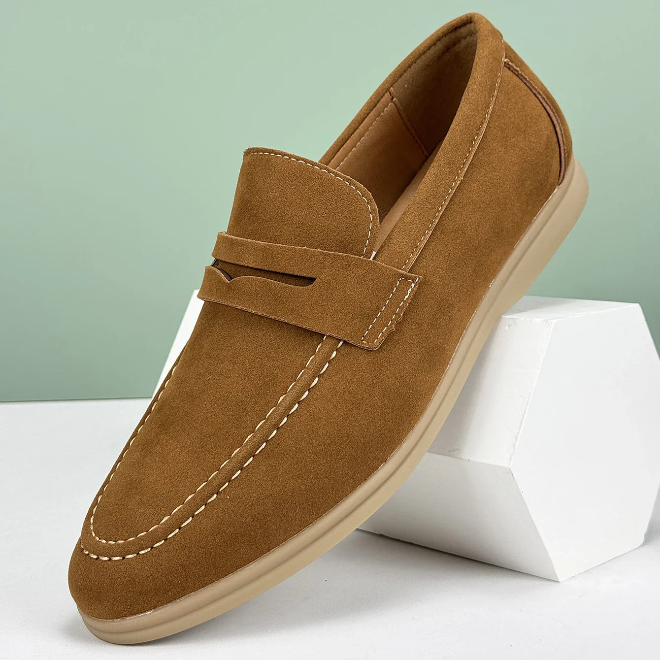 Lucca suede loafers