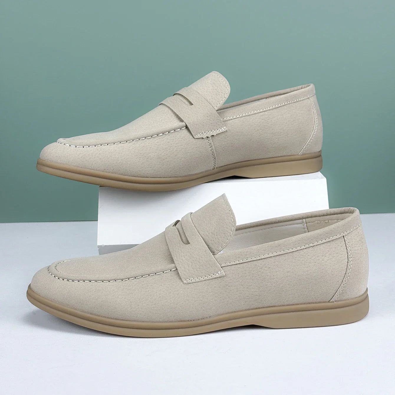 Lucca suede loafers