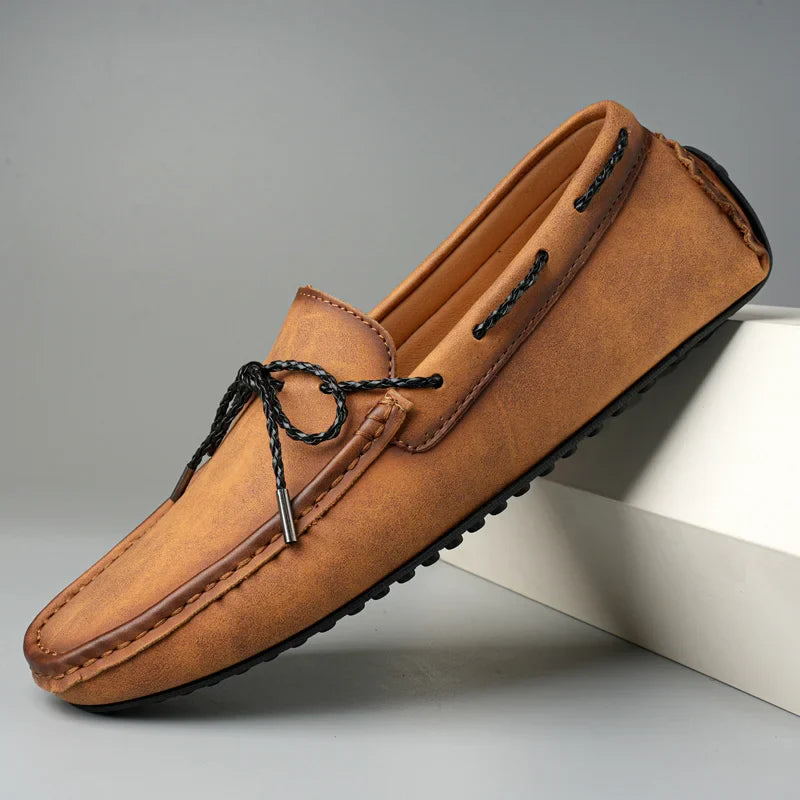 Alviero Leather Loafers