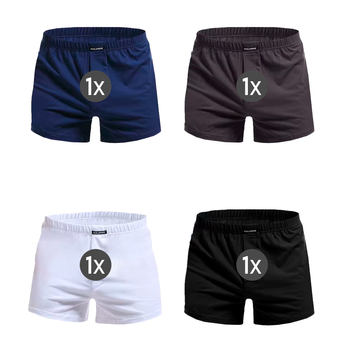 [Multi-pakker] SoftStretch™ boksershorts + gratis lommebok inkludert
