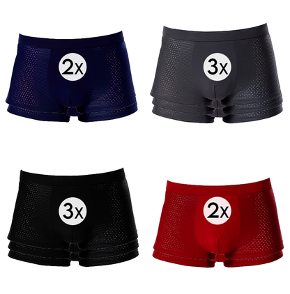 [Mehrere Packungen] FlexBamboo™ Plus Boxershorts + kostenloses Portemonnaie im Lieferumfang enthalten