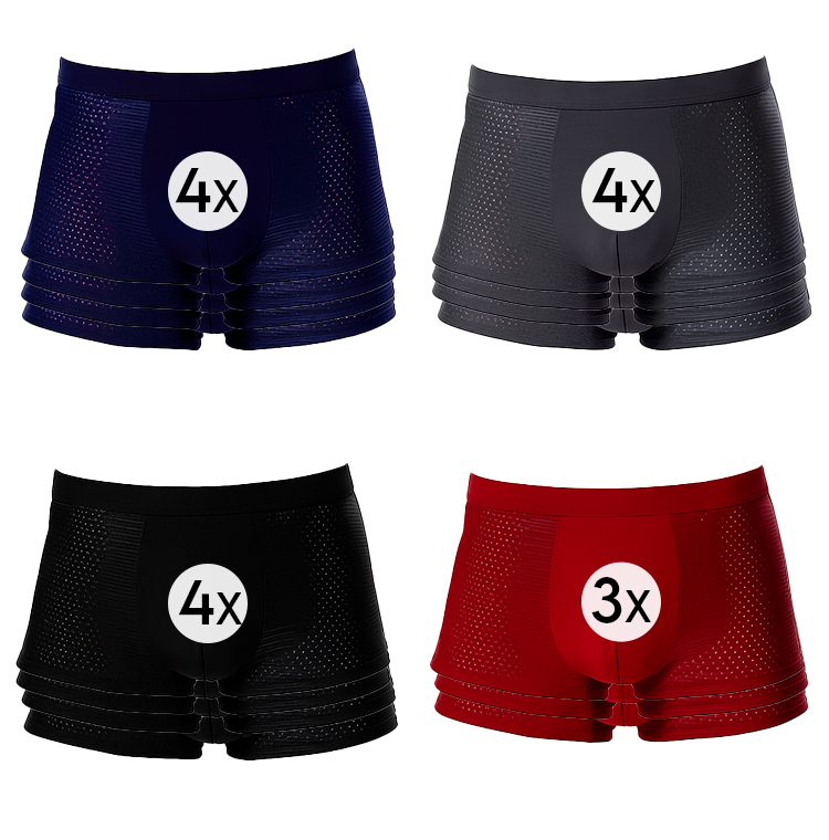 [Multi-Packs] FlexBamboo™ Plus Boxers + gratis plånbok ingår