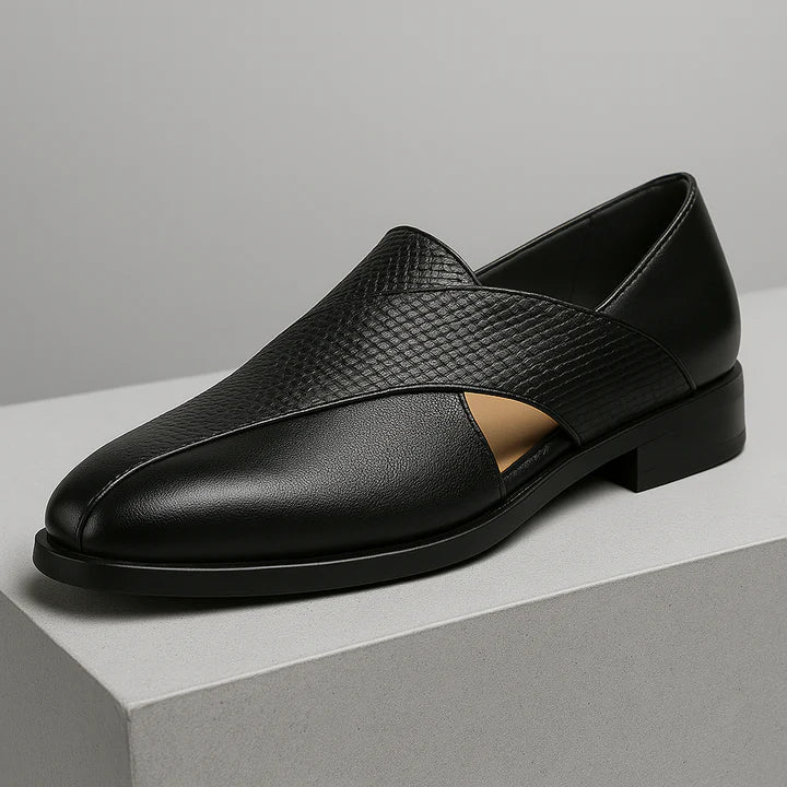 Silvano lederen loafers