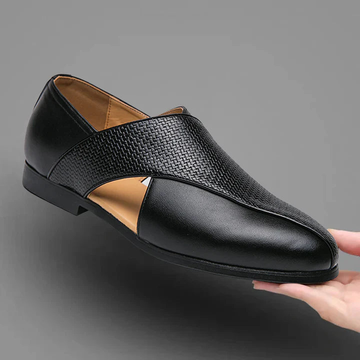 Silvano lederen loafers